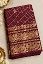 Maroon Silk Saree with Gold Zari Elegance.webp
