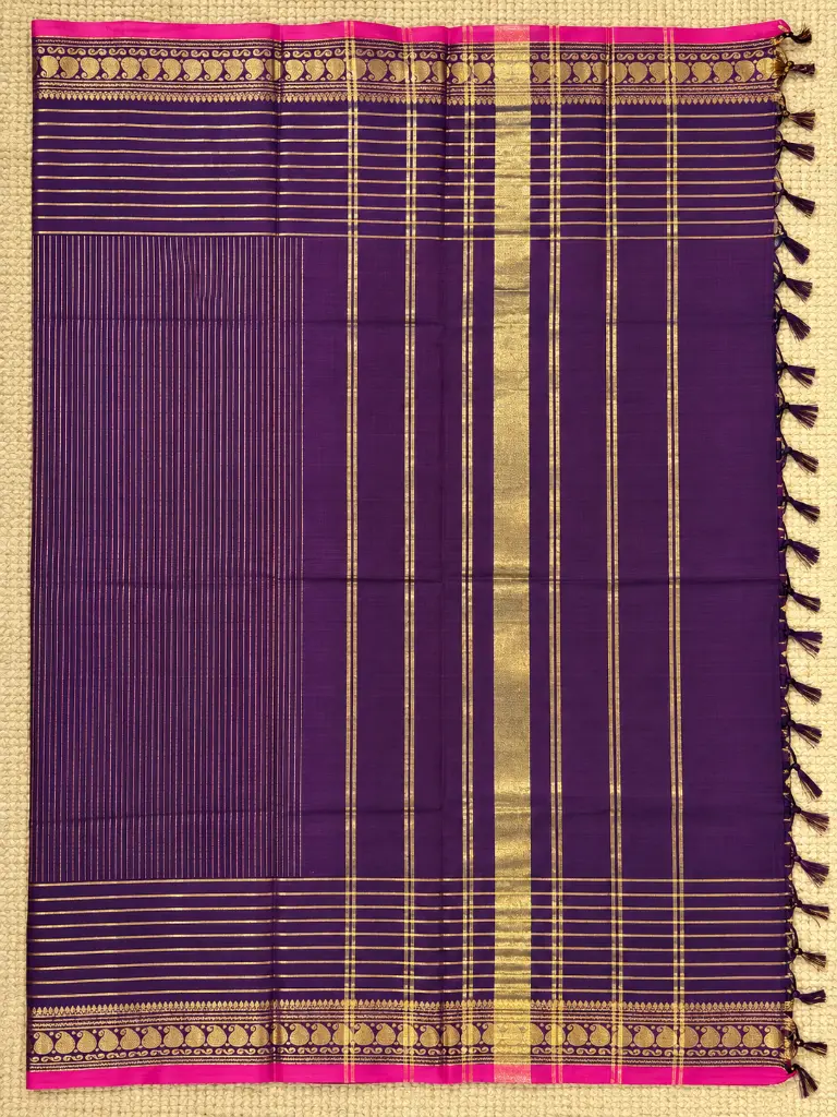 Purple Gold Zari Saree Flat Lay-1.webp