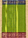 Olive Green Saree with Zari Borders.webp