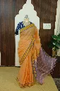 Peach Mist Udupi Handloom Cotton Saree