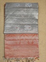 Tissue Handloom- Silver Grey & Peach Tissue Saree with Woven Floral Pallu