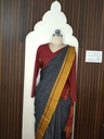 GI-Tagged Black Patteda Anchu Saree – Ganga Jamuna Border