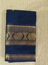 Blue Kanchi Handloom Cotton Saree – 100 Count